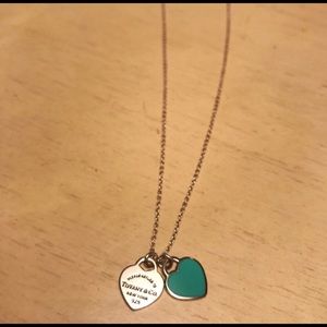 Mini Double Heart Tag Pendant